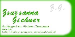 zsuzsanna gichner business card